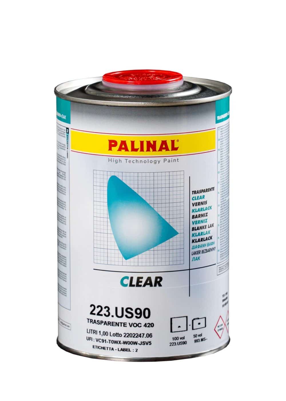 Лак PALINAL US90 2K 2:1 UHS 223.US901 1л